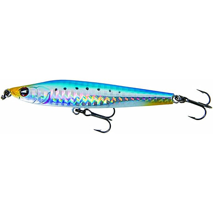 Yo-Zuri Edge Minnow Trembler, Sardine Flash, 1/2 oz 3, 3/8 in, R973-SHIW