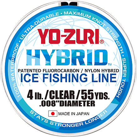 Yo-Zuri Hybrid Ice Line, Clear, 3lb 55Yd, 3HBICE55YDCL