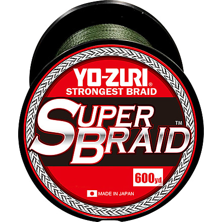 Yo-Zuri SuperBraid Line 600 yd, 40 lb, Dark Green, YZ SB 40LB DG 600YD