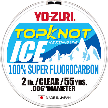 Yo-Zuri Top Knot Ice Line NCL 55Yd, 1lb, TKICE1LBNCL55YD