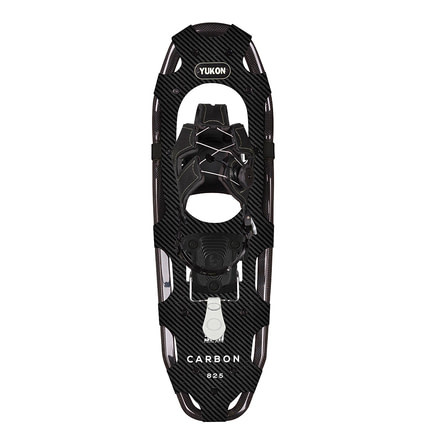 Yukon Carbon SPIN Series Snowshoe 8" x 25" - Black/Carbon - 200lbs Weight Capacity 74052