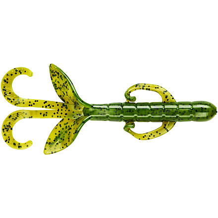 Yum Christie Critter Swim Bait, 30 Pack, 4.5in, Watermelon Seed 30pk, YCR4BK09-30