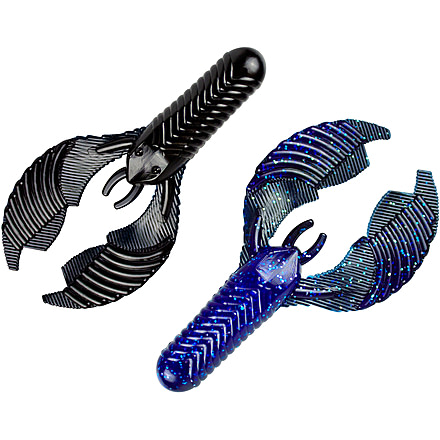 Yum Craw Chunk Bait, 3.25in, Black Blu Shdw, YCCK2M143