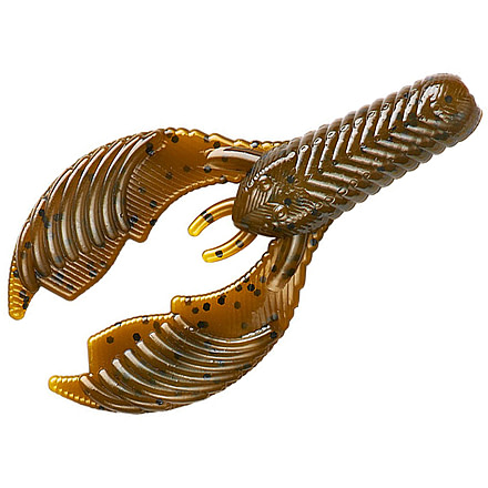 Yum Craw Chunk Bait, 8 Pack, 2.75in, Green Pumpkin, YCCK208