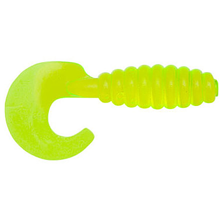 Yum Grub Bait, 1.5in, Chartreuse, YG150