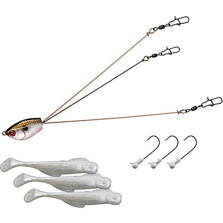 Yum Yumbrella 3 Wire Rig Kit, Tennessee Shad, YUMB3TSNRK1