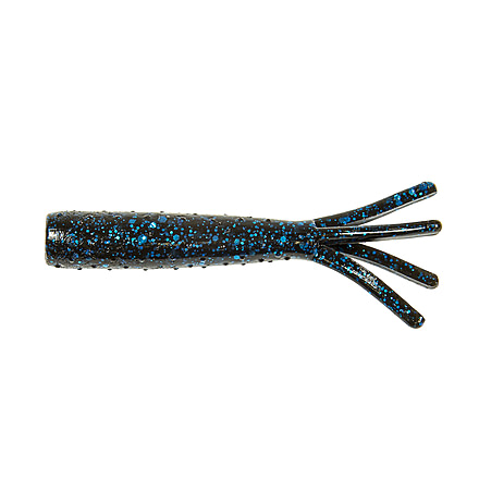 Z-man TRD Ticklerz Soft Bait, 8, 2.75in, Black-Blue, TTIC-02PK8