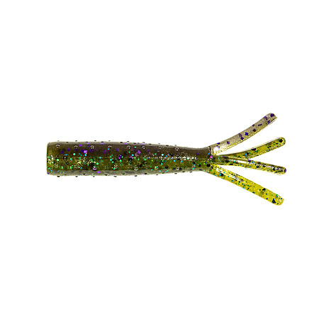 Z-man TRD Ticklerz Soft Bait, 8, 2.75in, Sprayed Grass, TTIC-298PK8