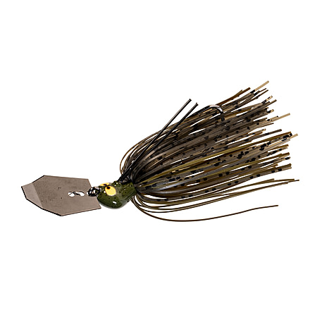 Z-man Crosseyez Chatterbait 3/8oz, Green Pumpkin, CBCE38-03