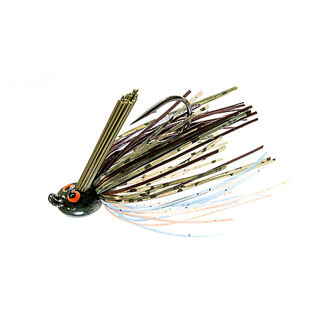 Z-man CrossEyeZ Power Finesse Jig, 1/4oz, Pond Scum, CEPF14-05