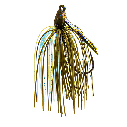 Z-man Crosseyez Snakehead Swim Jig 3/8oz, Water Bug, CESJ38-08