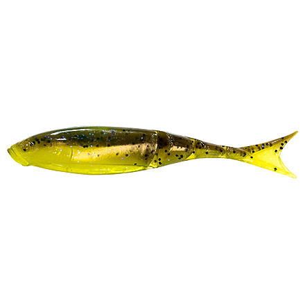 Z-man Razor Shadz Swimbaits, 4, 4 1/2in, Hot Snakes, RSHAD45-349PK4