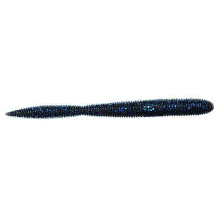 Z-man Fattyz Soft Bait, 6, 5in, Black-blue, FAT5-02PK6