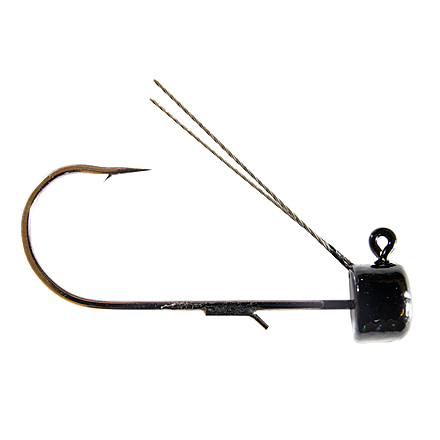 Z-man Mag Shroomz Weedless, Black, 1/4oz, 3 per Pack, MGHW14-02PK3