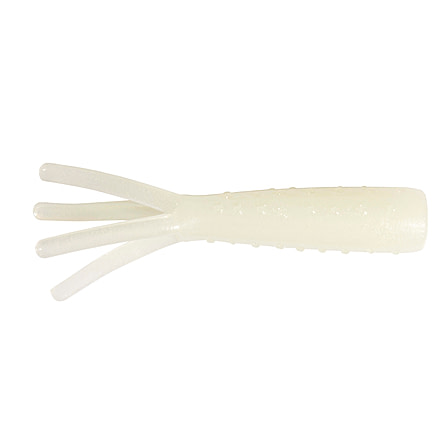 Z-man Tiny Ticklerz Soft Bait, 8 pack, 1.75in, Glow, MTIC-231PK8