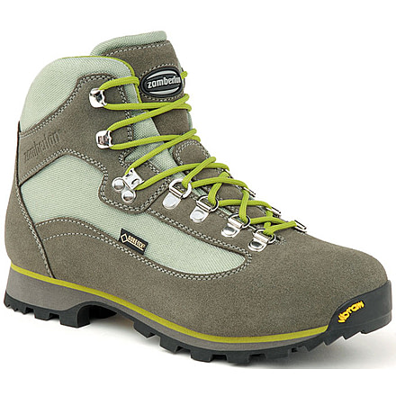 Zamberlan 443 Trailblazer GTX Hiking Boot - Women's-Light Grey/Acid Green-Medium-6