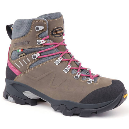 Zamberlan 982 Quazar GTX Backpacking Boot - Women's-Dark Brown/Pink-Medium-6