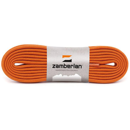 Zamberlan Replacement Flat Boot Laces, Orange, 135 cm, LACEFT-ORG-135