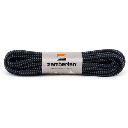 Zamberlan Replacement Round Boot Laces, Black/Ash, 175 cm, LACERD-BKA-175