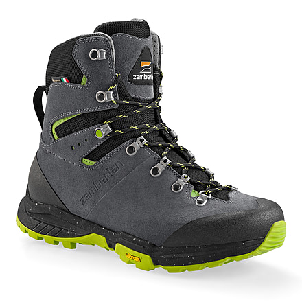 Zamberlan Thunder Pro GTX Hiking Shoes - Men's, PFAS-Free, Dark Grey/Lime, 8.5, 1210ZGLM-42.5-8.5