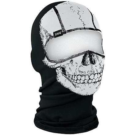 Zan Headgear Balaclava - Men's, One Size, Skull, WBP002