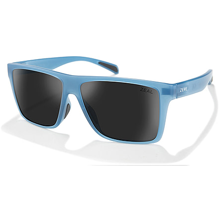 Zeal Optics Cam Plant-Based Rectangular Polarized Sunglasses, Mako/Dark Grey, Medium, 11989