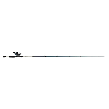 Zebco 33 Custom-Z Spincast Reel and Rod Combo, 6ft 6in 2-PC Telescopic Rod, Medium, Fast, SZ 30 Reel, 4.1-1 Ratio, 14-PC Strike King Tackle Kit, Silver/Blue, 33CZ1SK662M.FB4