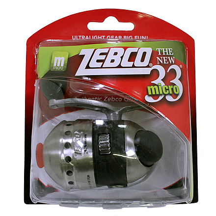 Zebco 33MICRO SPINCAST REEL Clam 33MCKA,04C,CP3