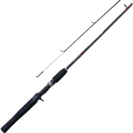 Zebco Rhino Medium 1 Piece, Casting Rod with Glowtip, 6, RNGC601MB.PB2