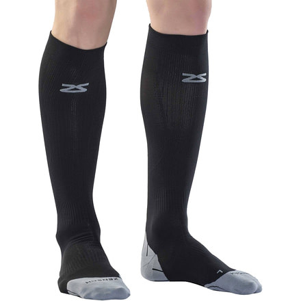 Zensah Tech+ Compress Sock Black Sm 8532-100-03