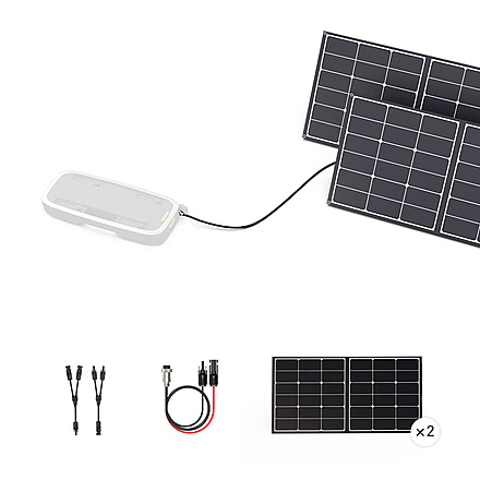 Zero Breeze Solar Charging Kit for Mark 2 Plus Single Battery, solar-charging-kit-for-mark-2-plus