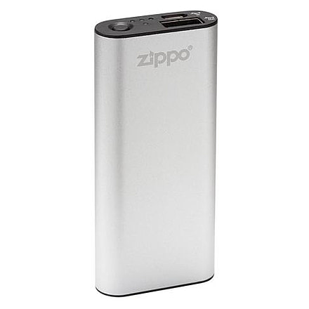 Zippo Silver HeatBank 3 Rechargeable Hand Warmer, USB compatible, 40509