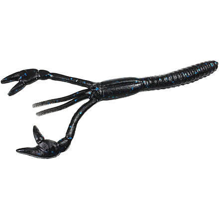Zoom Craw Bait, 9 Pack, Black/Blue, 012072X