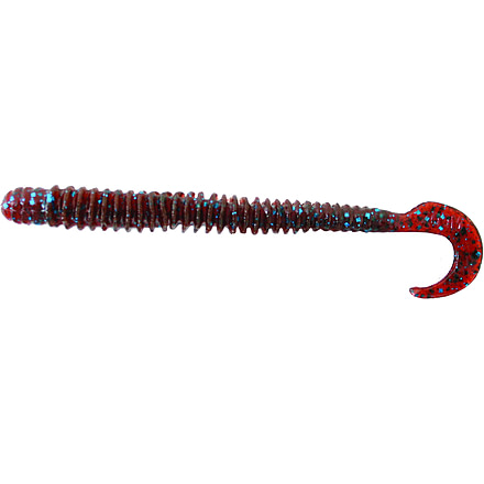 Zoom Dead Ringer Finesse Worm, 4in, 20Pk, Moccasin Blue, 017007-SP