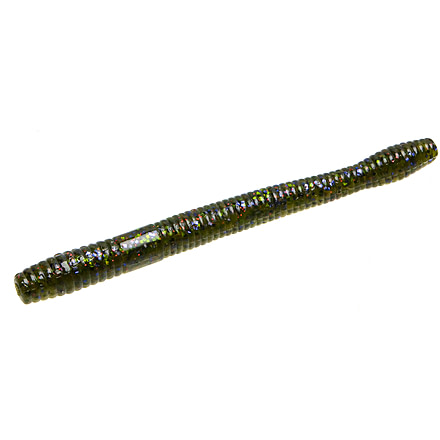Zoom Magnum Finesse Worm, 10 Pack, 5in, Watermelon Candy Red, 114281X