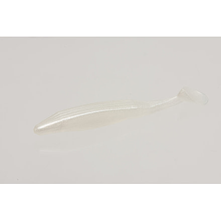 Zoom Swimmin'Super Fluke Swimbaits, 5, 5in, White Pearl, 116045