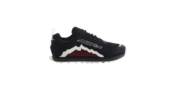 Altra Arrows Lone Peak 1.5 Trail Running Shoe - Men's-Black/Fiery Red-Medium-8 US