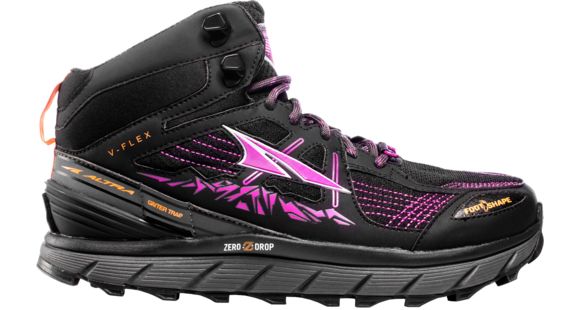 Altra Arrows Lone Peak 3.5 Mid Mesh - Women's, Purple/Orange, Medium, 9, ALW1755H58009000M1