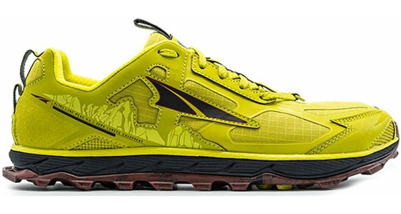 Altra Arrows Lone Peak 4.5 Trailrunning Shoe - Men's, Lime/Red, 9.5 US, AL0A4PE5-312-9.5