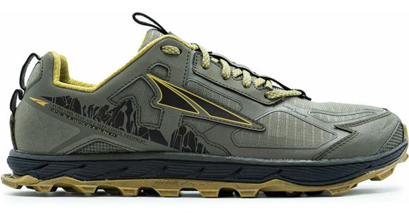 Altra Arrows Lone Peak 4.5 Trailrunning Shoes - Men's, Olive/Willow, 11 US, AL0A4PE5-311-11