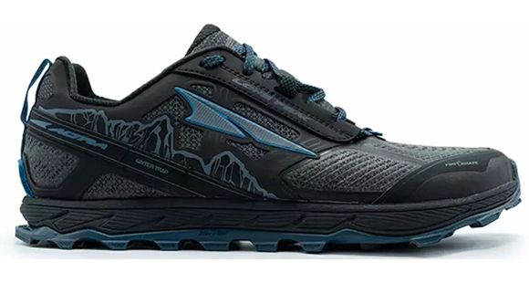 Altra Arrows Lone Peak 4 Low RSM Trailrunning Shoes - Men's, Black/Blue, 12.5 US, ALM1855L-040-12.5
