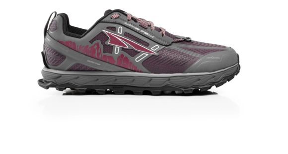 Altra Arrows Lone Peak 4 Low RSM Trailrunning Shoes - Women's, Gray/Purple, Medium, 7.5, ALW1855L25407500M1
