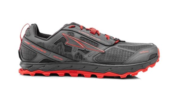 Altra Arrows Lone Peak 4 Trailrunning Shoes - Men's, Gray/Orange, Medium, 12, ALM1855F28012000M1