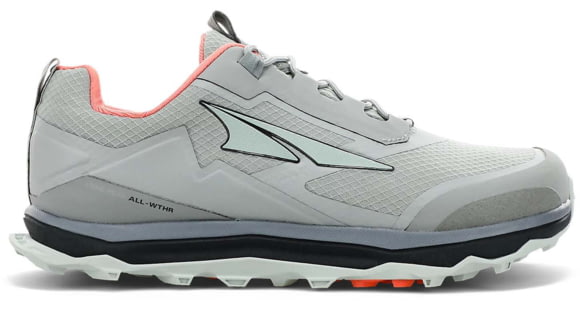 Altra Arrows Lone Peak All-Weather Low Shoes - Women's, Gray/Orange, 12, AL0A4VR9280-12-MED