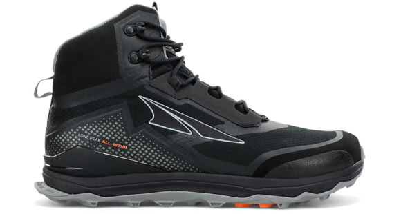 Altra Arrows Lone Peak All-Weather Mid Shoes - Men's, Black, 7, AL0A4VQH000-7-MED