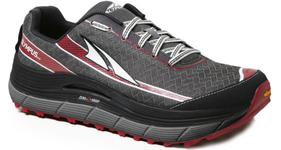 Altra Arrows Olympus 2.0 Trail Running Shoe - Men's-Pewter/Red-Medium-11.5