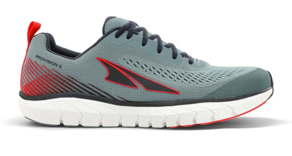 Altra Arrows Provision 5 Road Running Shoes - Men's, Light Gray/Red, 10, AL0A4VQJ229-10-MED