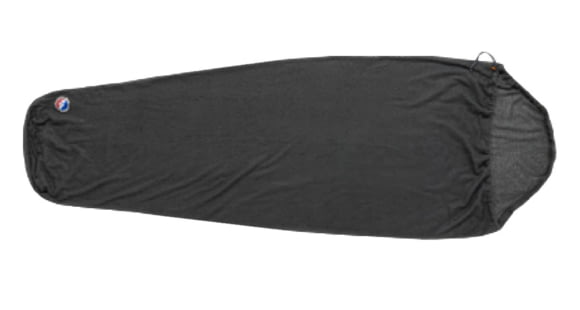 Big Agnes Alpha Direct Fleece Sleeping Liner, Asphalt, Long, BLADL26