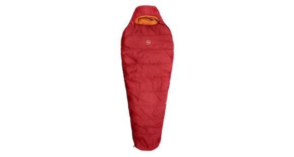 Big Agnes Atlantic Point 30 Sleeping Bag (Synthetic) [Clearance]-Red-Regular-Left