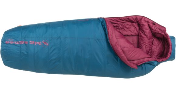 Big Agnes Brooklyn 0 Women's Sleeping Bag, Regular, Left, Blue, BWBRL17